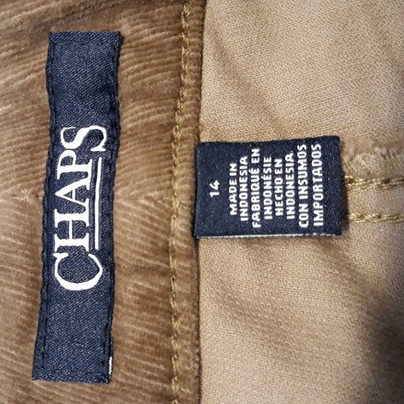 Chaps Soft Brown Corduroy Jeans - Picture 3 of 3